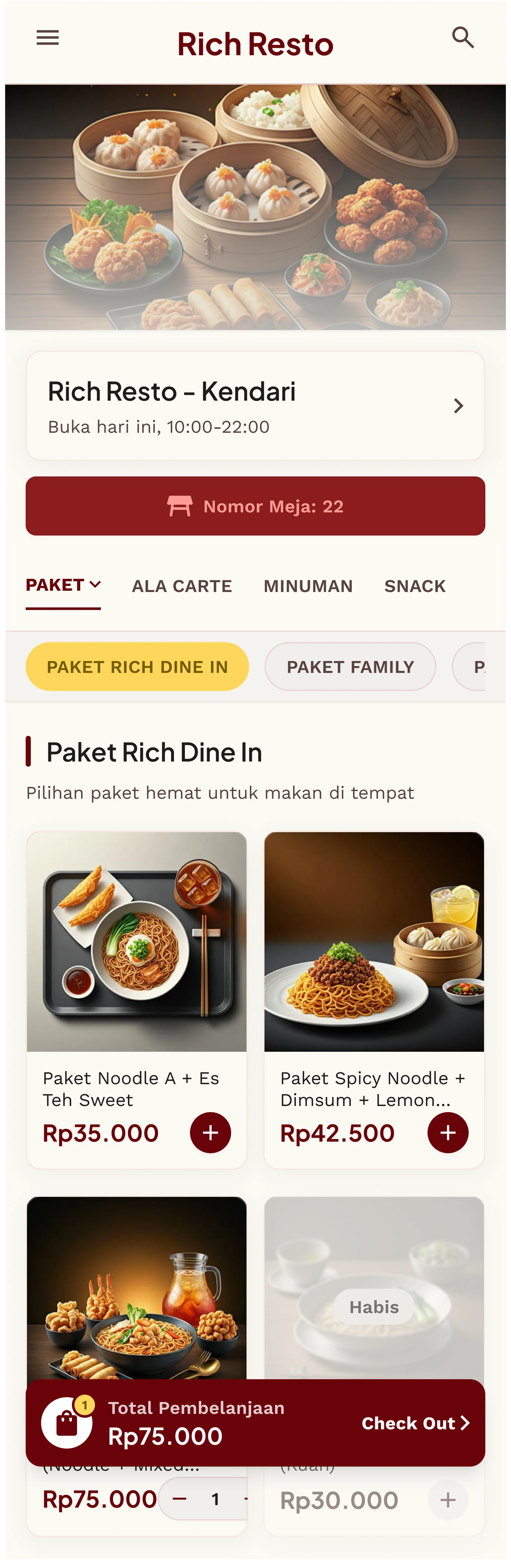 Portofolio Rich Resto